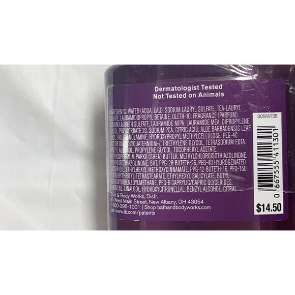 2 x Bath & Body Works shower gel SWEATER WEATHER & WINTERBERRY WONDER Lot of 2 - Picture 9 of 9